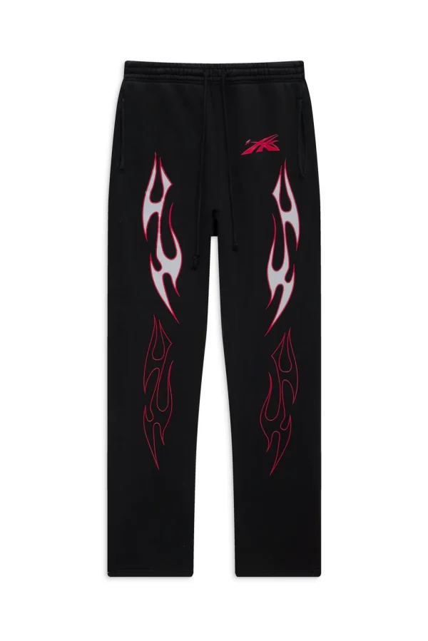 Buy Hellstar Flam Black Sweatpant