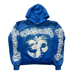 HELLSTAR BLUE YOGA HOODIE BLUE