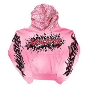 HELLSTAR BRAINWASHED HOODIE PINK