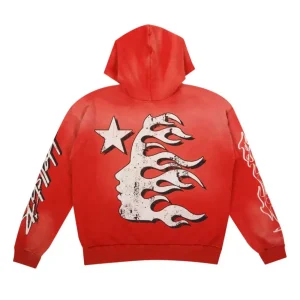 HELLSTAR RECORDS HOODIE RED