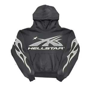 HELLSTAR SPORT LOGO HOODIE BLACK