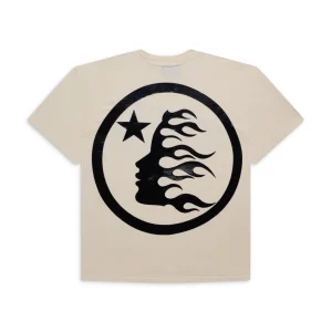 White Hellstar Sports Core Gel Logo T Shirt