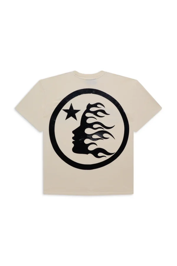 White Hellstar Sports Core Gel Logo T Shirt