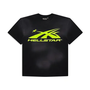 Yellow Hellstar Sports Core Gel Logo T Shirt